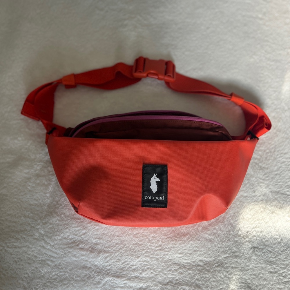 Cotopaxi Vibrant Red Belt Bag